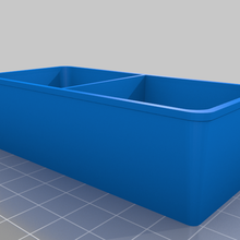 l-boxx sortiereinsatz 2x1 bosch sortimo hobby 3d print model - Mito3D