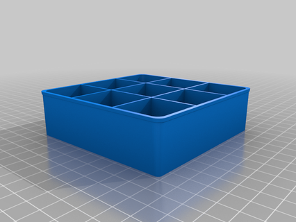 boxx insert tri 2x2 einsatz loisir 3d print model - Mito3D