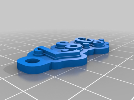 lsg's keychain customized organization 3d print model - Mito3D