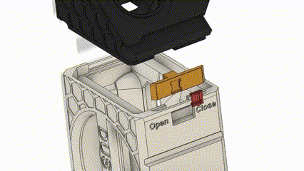 l10s polvere sacchetto v2 vari contenitore 3d print model - Mito3D