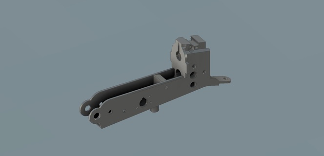 l1a1 fn fal rifle body receiver 3d print model - Mito3D