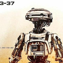 l3 37 inspirado busto droide l337 guerra Galaxias estrella guerras model_robots 3d print model - Mito3D