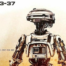 l3 37 inspiré buste droïde han solo Han Solo l337 guerres étoiles étoile model_robots 3d print model - Mito3D