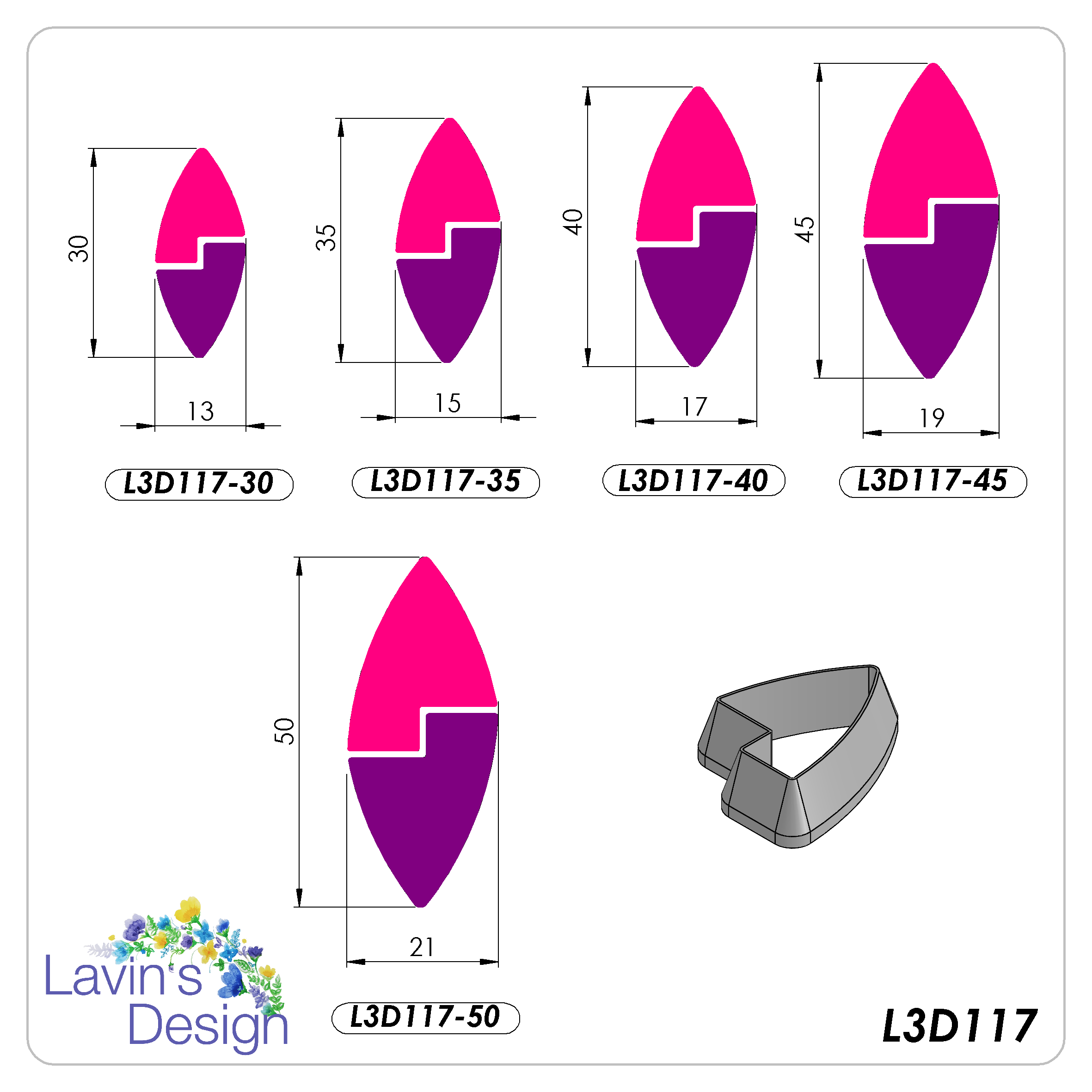 l3d117 kil kesici polimer 3D print model - Mito3D