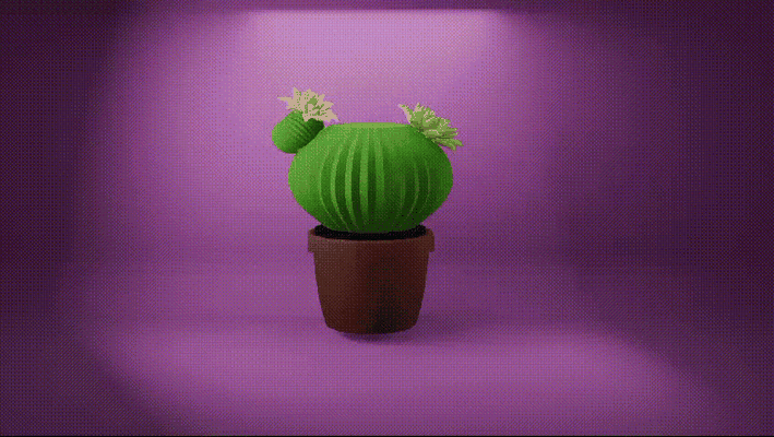 l mpara cactus lampara pequeña lámpara gorila escritorio led portavelas decoracion luz paraca niños 3d print model - Mito3D