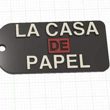 la casa papel anahtarlık Bella ciao anahtar yüzük 3d print model - Mito3D