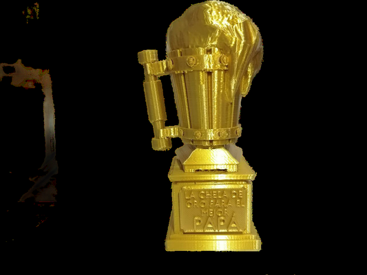 chela de oro padre giorno trofeo papà birra d'oro ricompensa congratulazioni 3d print model - Mito3D