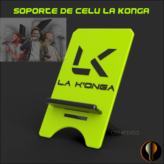 la konga cell phone holder 3d print model - Mito3D