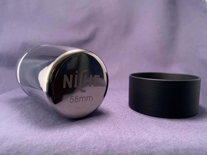 la pavoni olympia cremina niche zero 49mm dosing funnel coffee espresso portafilter 3d print model - Mito3D