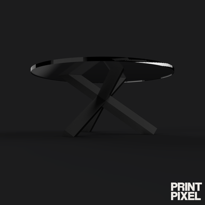 rond point by mario bellini échelle 1 12 poupée maison miniature ikea poupées mini chaise carboniser 3d stl dossiers meubles 3d print model - Mito3D