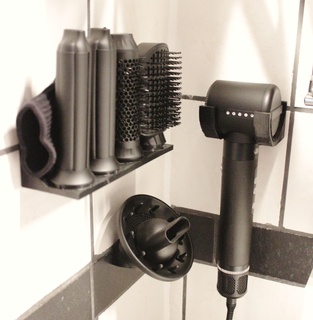 laa mora air styler mount dyson wrap Tools airwrap hair dryer wall 3d print model - Mito3D