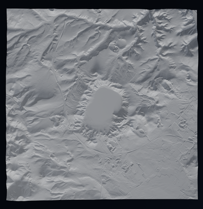 riant volcanique eifel géologique 3d modèle mendig carte paysage allemagne th conseil kottenheim écorce crotte géo mur wingertsberg rhineland palatinate 3d print model - Mito3D