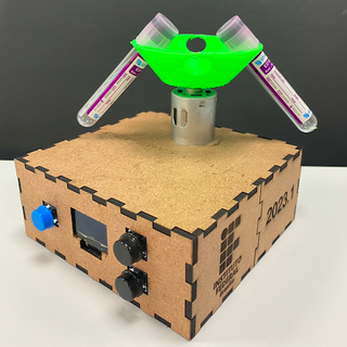 laboratorio centrifuga accessibilità arduino Astuccio guaina attrezzature apprendimento formazione scolastica conoscenza 3d print model - Mito3D