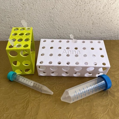 laboratory vial holders dual design a practical solution biology chemestry holder tool education science 3d print model - Mito3D