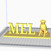 labrador cane mel animale 3d print model - Mito3D