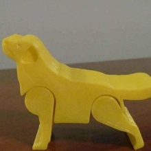labrador retriever print place dog in mechanical_toys 3d print model - Mito3D