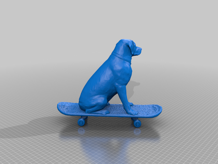 labrador skateboard Tools 3d printing 3d print model - Mito3D