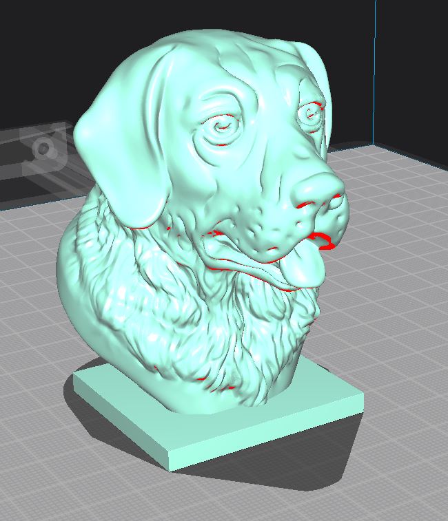 labrador statua 3D print model - Mito3D