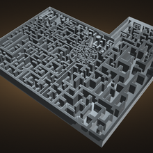 labyrinth 3d print model - Mito3D
