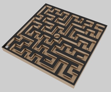 labyrinth bille game maze 3d print model - Mito3D