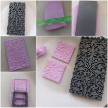 lace texture mat clay earrings cake baking jewelry mats jewellery making art craft 3d print model - Mito3D