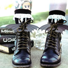 yarasa kanatları dantel moda Cadılar Bayramı esnek cosplay Gotik ayakkabı aksesuarlar 3d print model - Mito3D