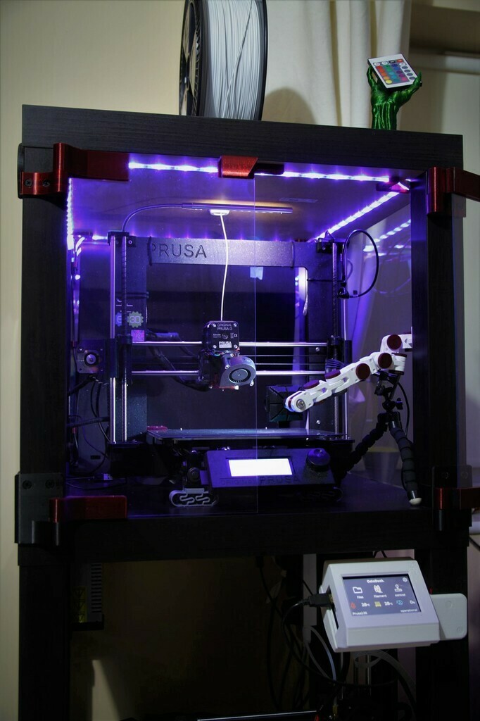 Mangel Gehege Prusa 3d Drucker LED Zubehör 3D print model - Mito3D