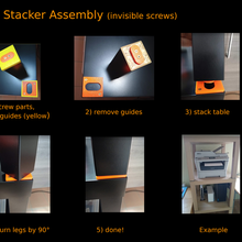 lack stacker invisible screws home household original prusa i3 mk3 ikea 3d print model - Mito3D