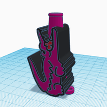 Lacoste nargile ağızlık gadget ekstrüder bong 3d print model - Mito3D