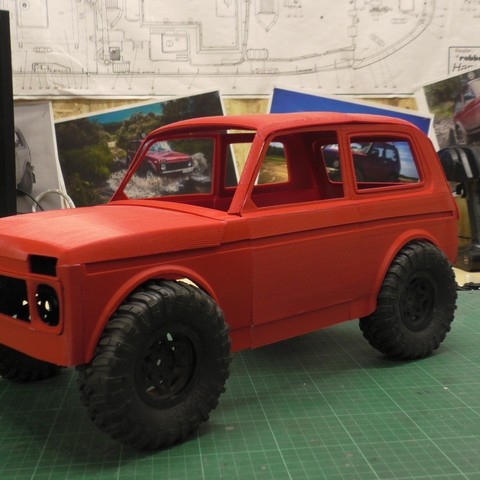 lada niva divers de contrôle la radio voiture rc jouets 3D print model - Mito3D