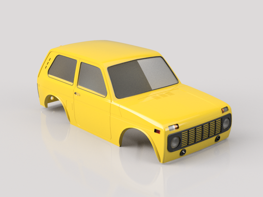 lada niva mst cms cfx 1 10 radstand 252 spiel cmx körper schale rc crawler 3d druckbar wagen diorama 3d print model - Mito3D