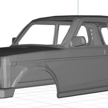 lada niva printable body car game rc crawler slot scalextric tamiya 3d print model - Mito3D