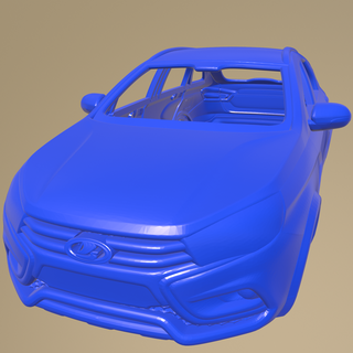 lada vesta cross 2015 printable car body Game 1-10 slot hobby scalextric tamiya rc miniz crawler kyosho axial traxxas micro 1-24 3d print model - Mito3D