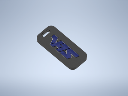 lada vfts logo emblem keychain keyring zsiguli russian car key fashion design 3d print model - Mito3D