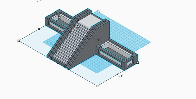escada 3 simples 3d print model - Mito3D