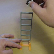 ladder peg toy 3000 codename overkill game clipon configurable tumble 3d print model - Mito3D