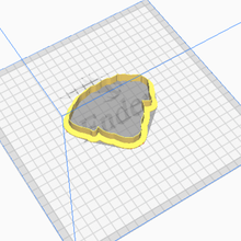 ladrador dog face cookie cutter 3d print model - Mito3D