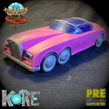 lady game city modern car vehicle scatter terrain apocalypse 28mm walking dead zombie crisis protocol modular worlds kore lady penellope thunderbirds retro 3d print model - Mito3D