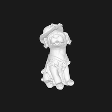 lady dog generated revopoint pop 3d print model - Mito3D