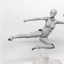 figura di donna stampato in 3d femmina azione art wman sesso femminile articolato giocattolo modello 3d print model - Mito3D