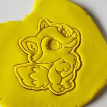 lady fox cookie cutter home cookies 3d print model - Mito3D
