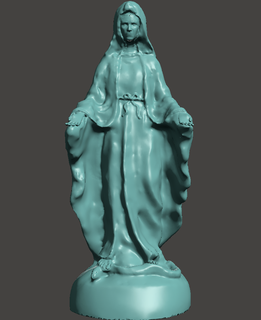 lady graces - saint mary 3d print model - Mito3D