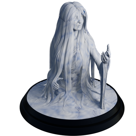 lady lake - pen holder penholder stylus wacom figure arthurian arthur satute king fantasy 3D print model - Mito3D