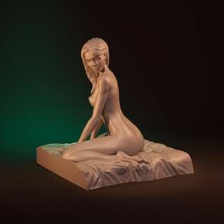 lady languid expectation 3d print model - Mito3D