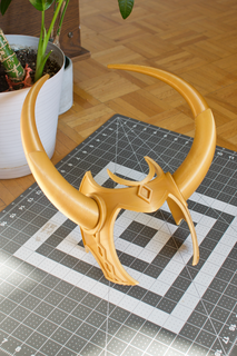 Dame Loki casque merveille bandes dessinées 3d print model - Mito3D