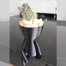 lady sitting crossed legs vase robert style home pot female 3d print model - Mito3D