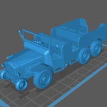laffly s20tl - 1 56 28mm game ww2 french 3d print model - Mito3D