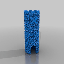 lagerhaus macht Pille Turm Architektur Gebäude-Strukturen 3d print model - Mito3D