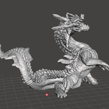 lagiacrus pvc Plastique figure jouet modèle dragon monstre 3d print model - Mito3D
