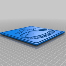 lake superior circle tour badge thin larger base circles tool 3d printing 3d print model - Mito3D